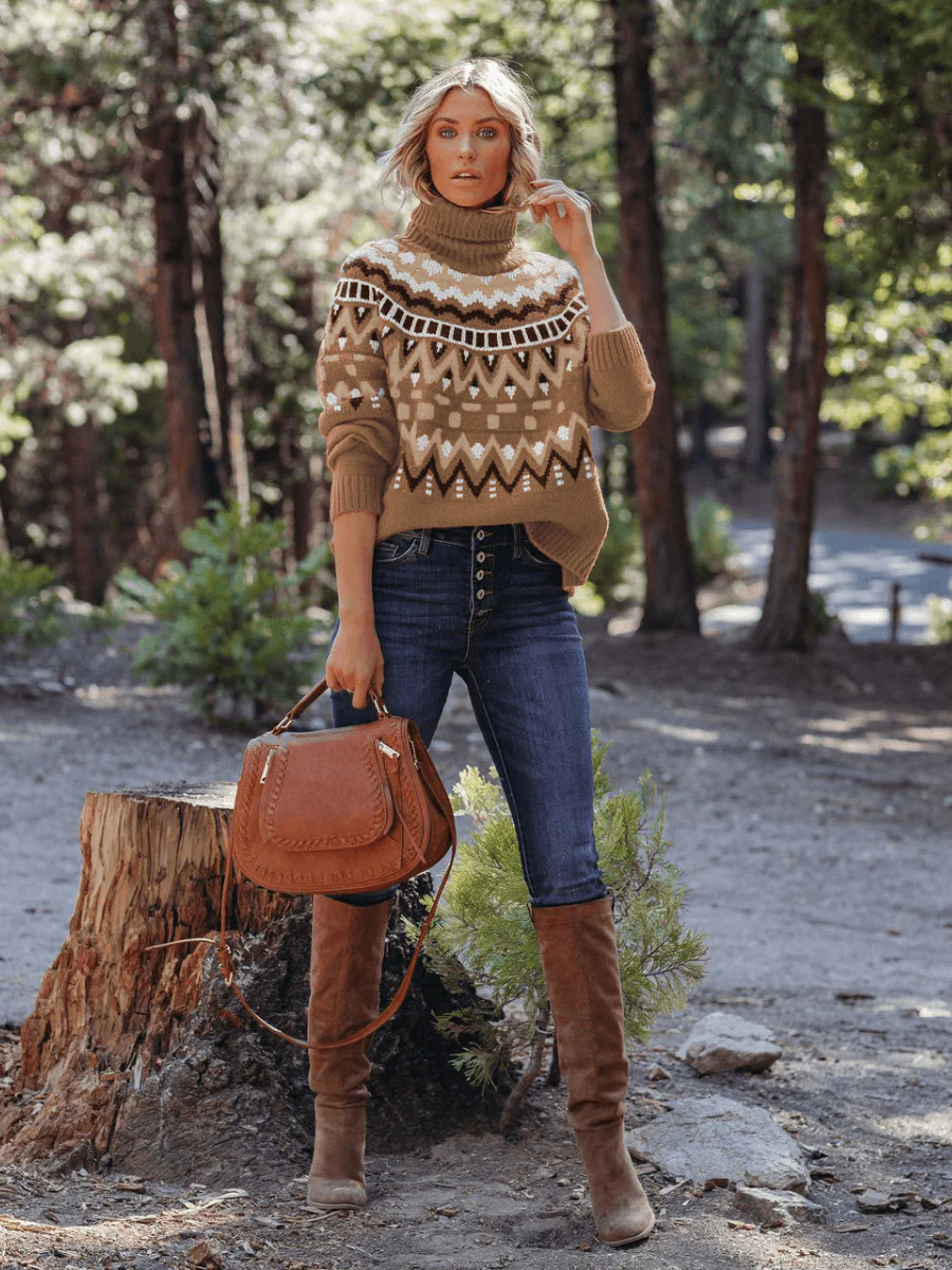 Fall Folks Ethnic Pullover Sweater - Image 14