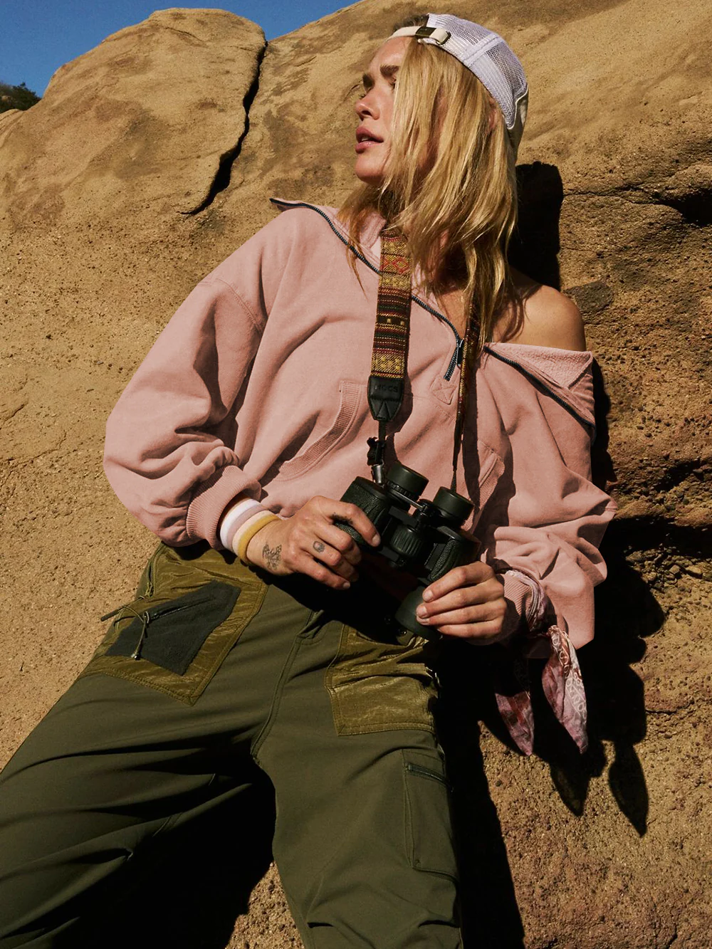 Fern Pocketed Hoodie Lightweight Jacket - Crepe - Image 2