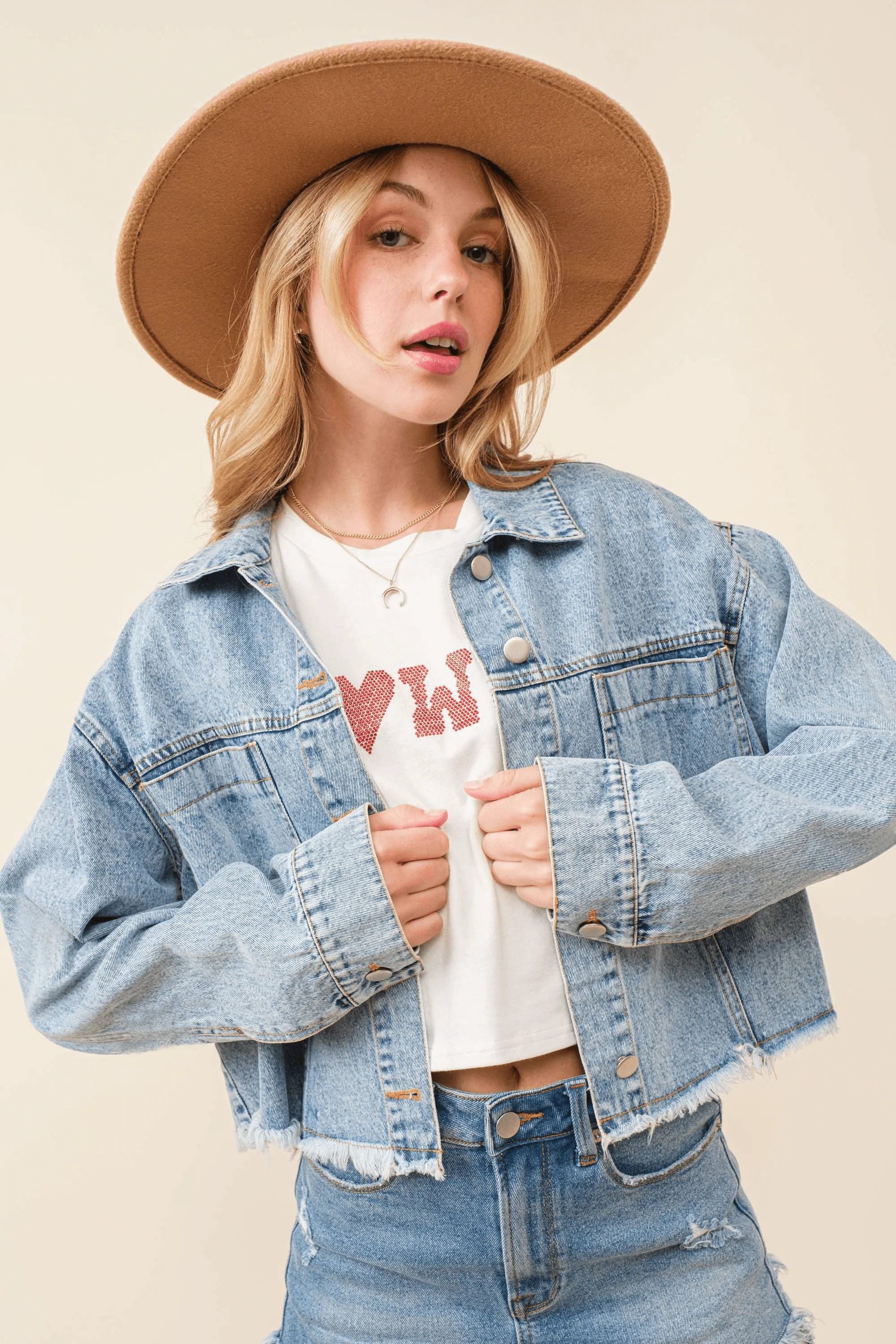 Flordy Heart Cowgirl Denim Jacket - Image 7