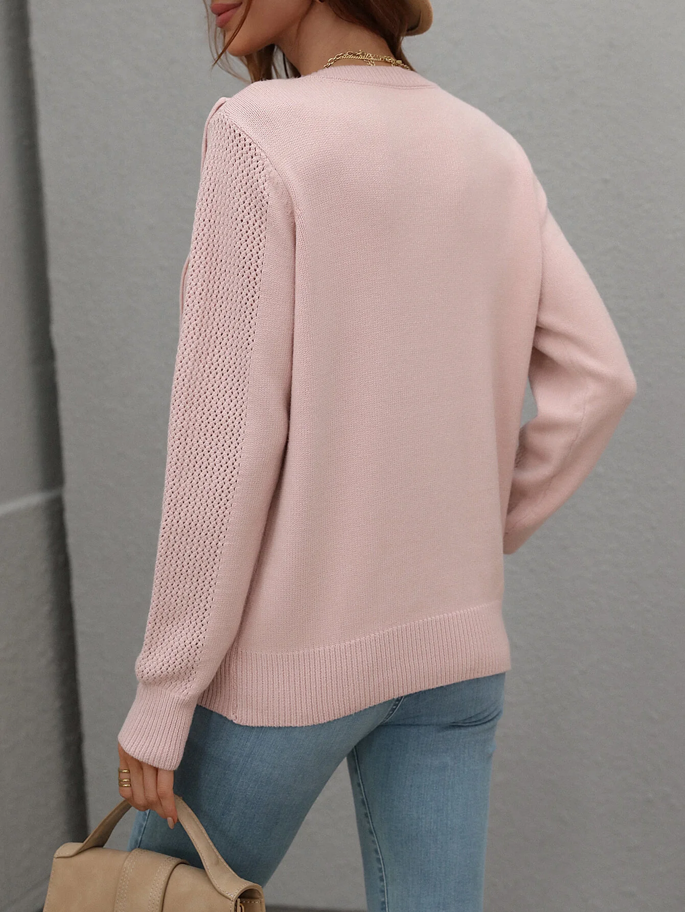 FOREST ADVENTURES KNIT TOP - BLUSH - Image 3