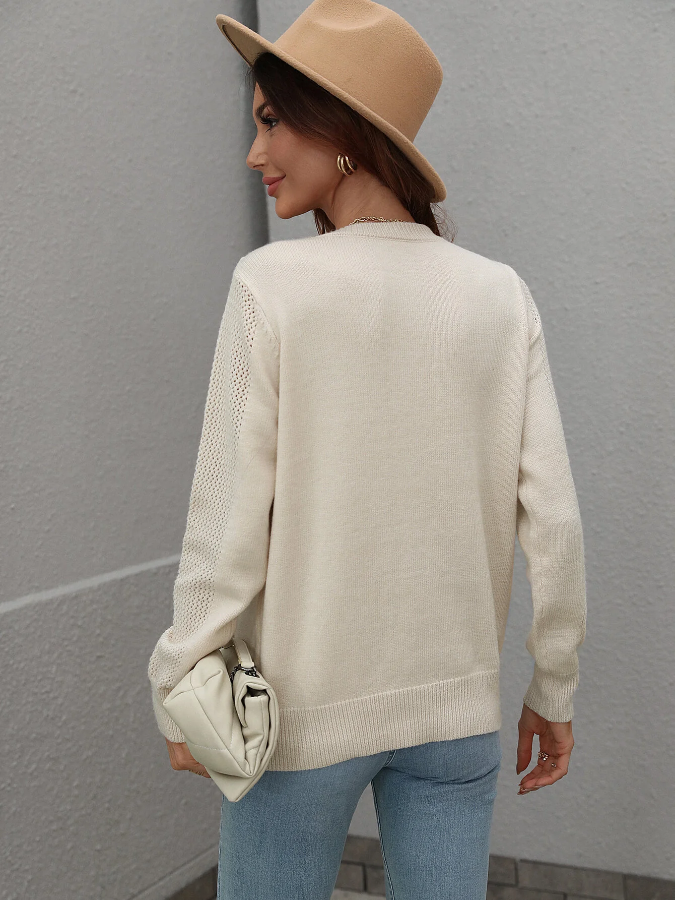 FOREST ADVENTURES KNIT TOP - CREAM - Image 3