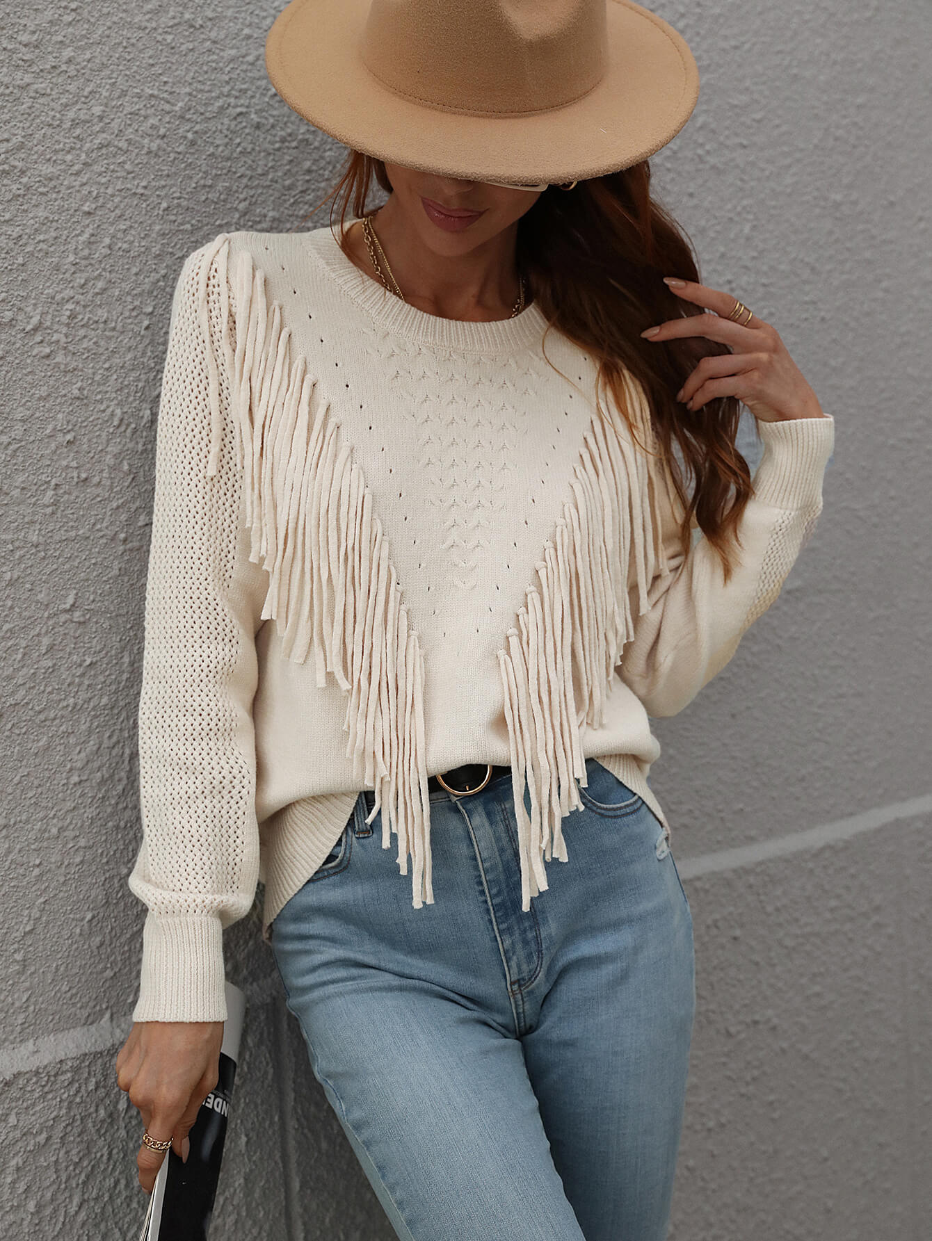 FOREST ADVENTURES KNIT TOP - CREAM - Image 4