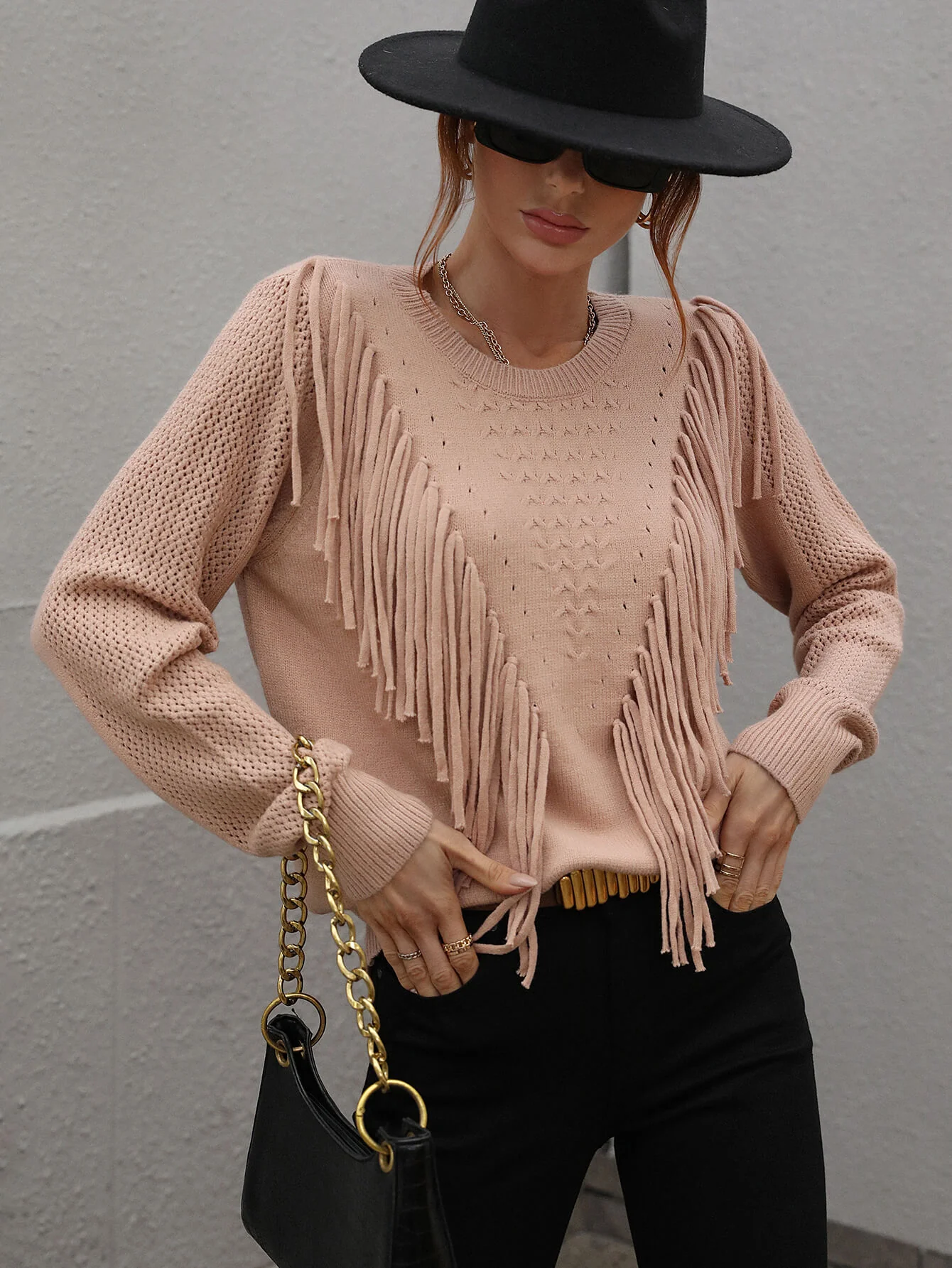 FOREST ADVENTURES KNIT TOP - NEUTRAL
