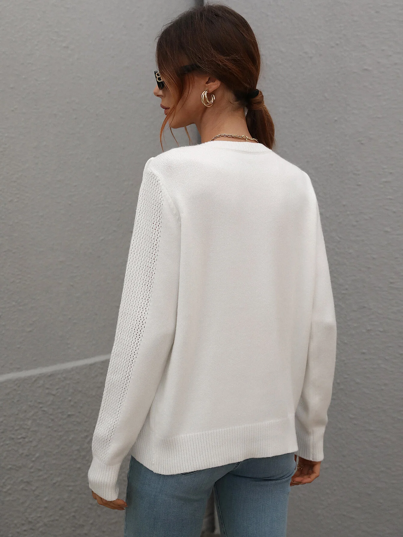 FOREST ADVENTURES KNIT TOP - WHITE - Image 3