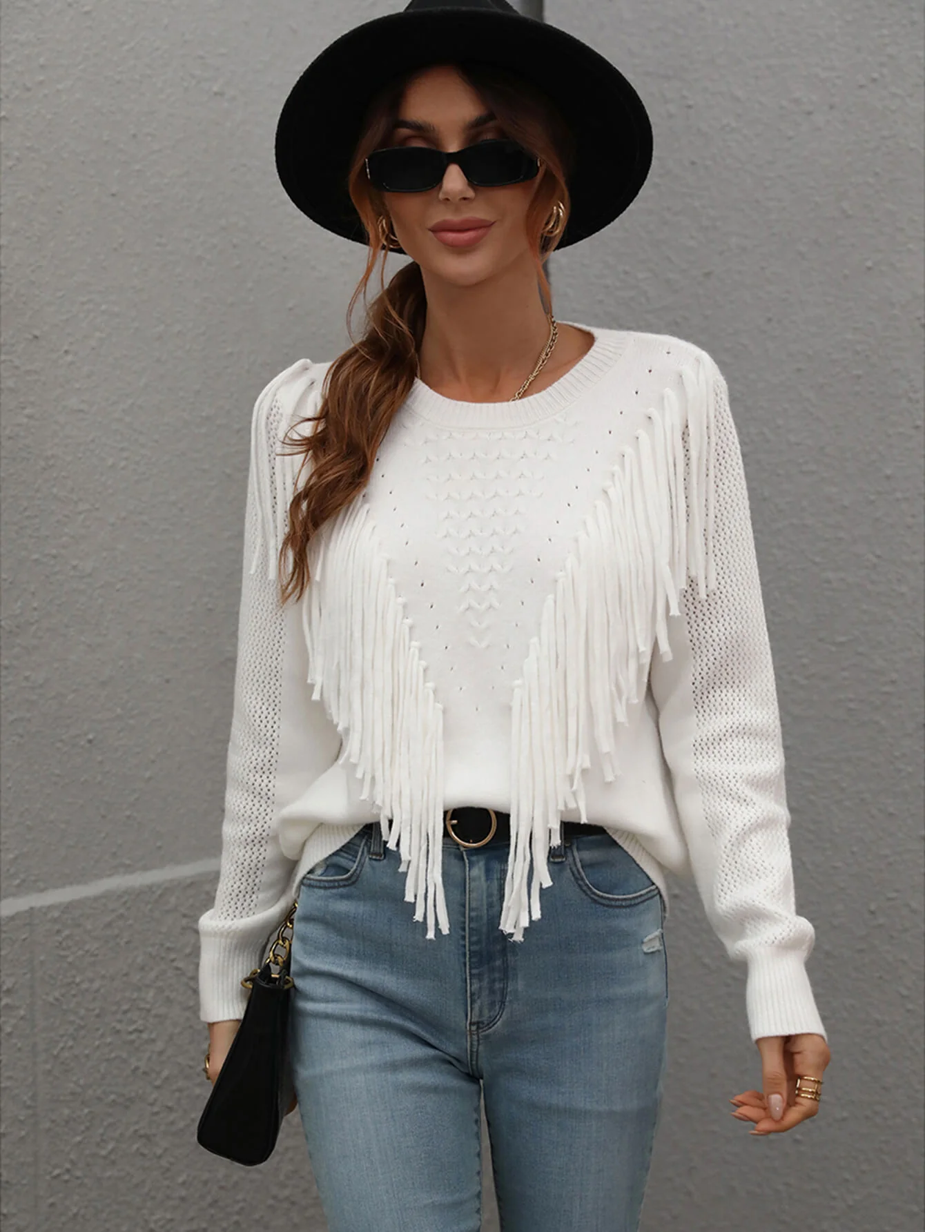 FOREST ADVENTURES KNIT TOP - WHITE - Image 4