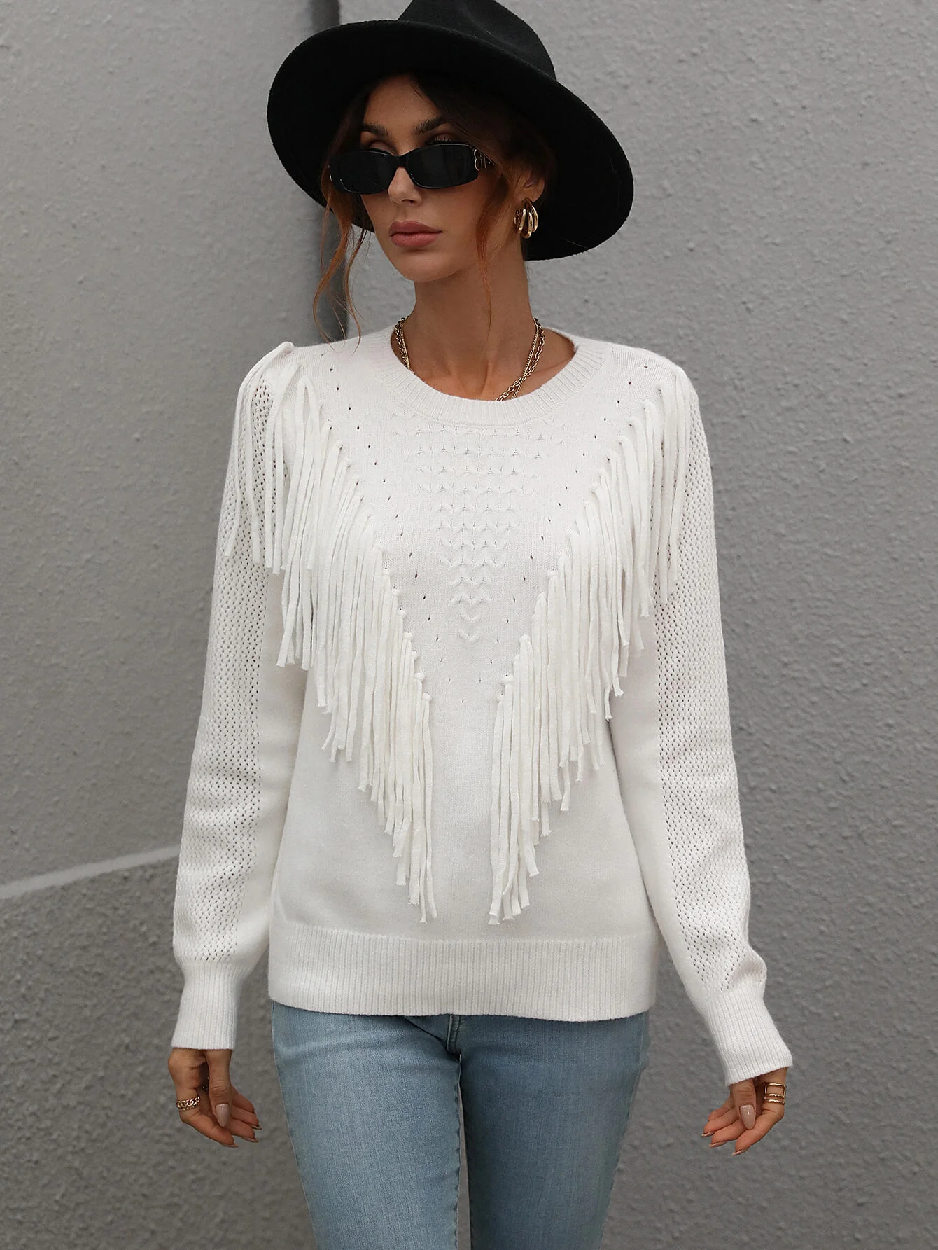 FOREST ADVENTURES KNIT TOP - WHITE - Image 5