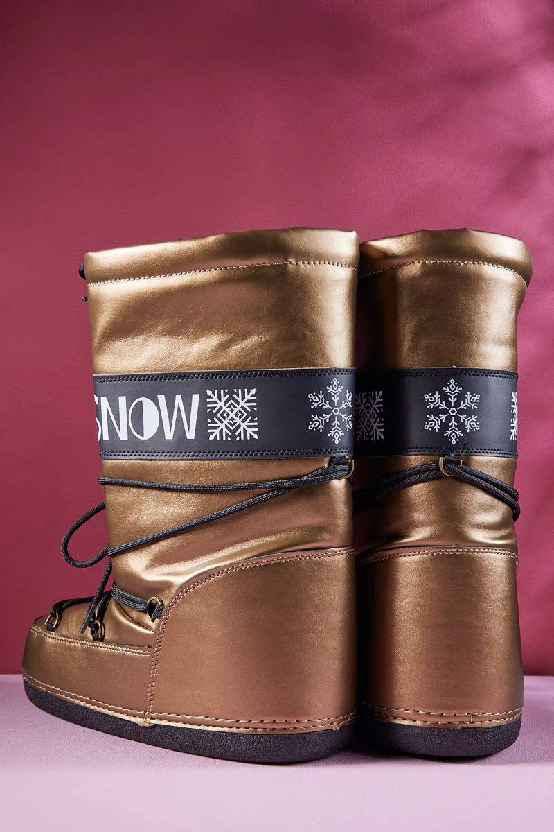 Frozen Princess | Armstrong Mooner Water-Repellent Snow Boot - Bronze - Image 10