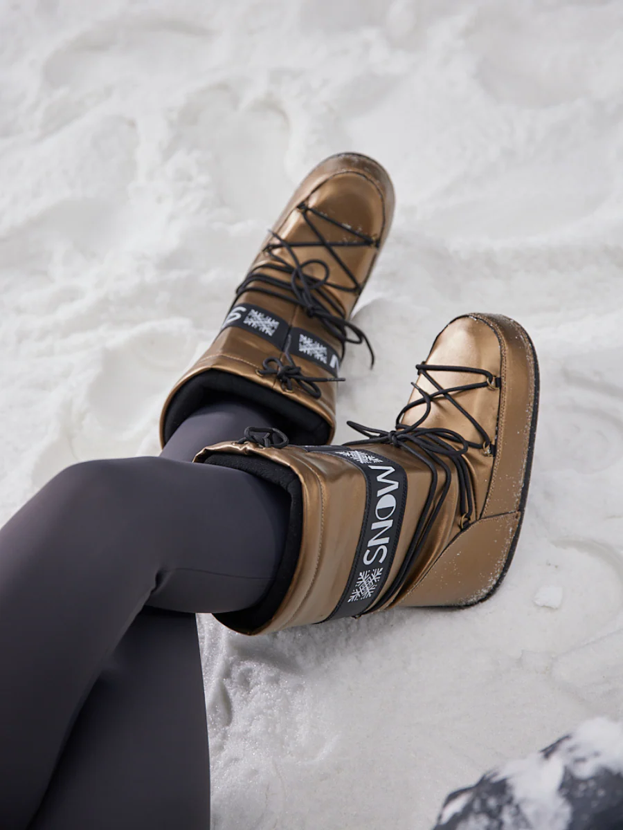 Frozen Princess | Armstrong Mooner Water-Repellent Snow Boot - Bronze - Image 3