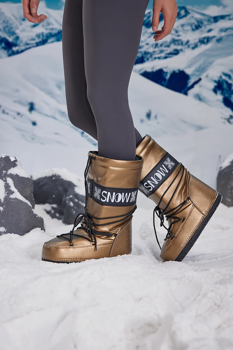 Frozen Princess | Armstrong Mooner Water-Repellent Snow Boot - Bronze - Image 7