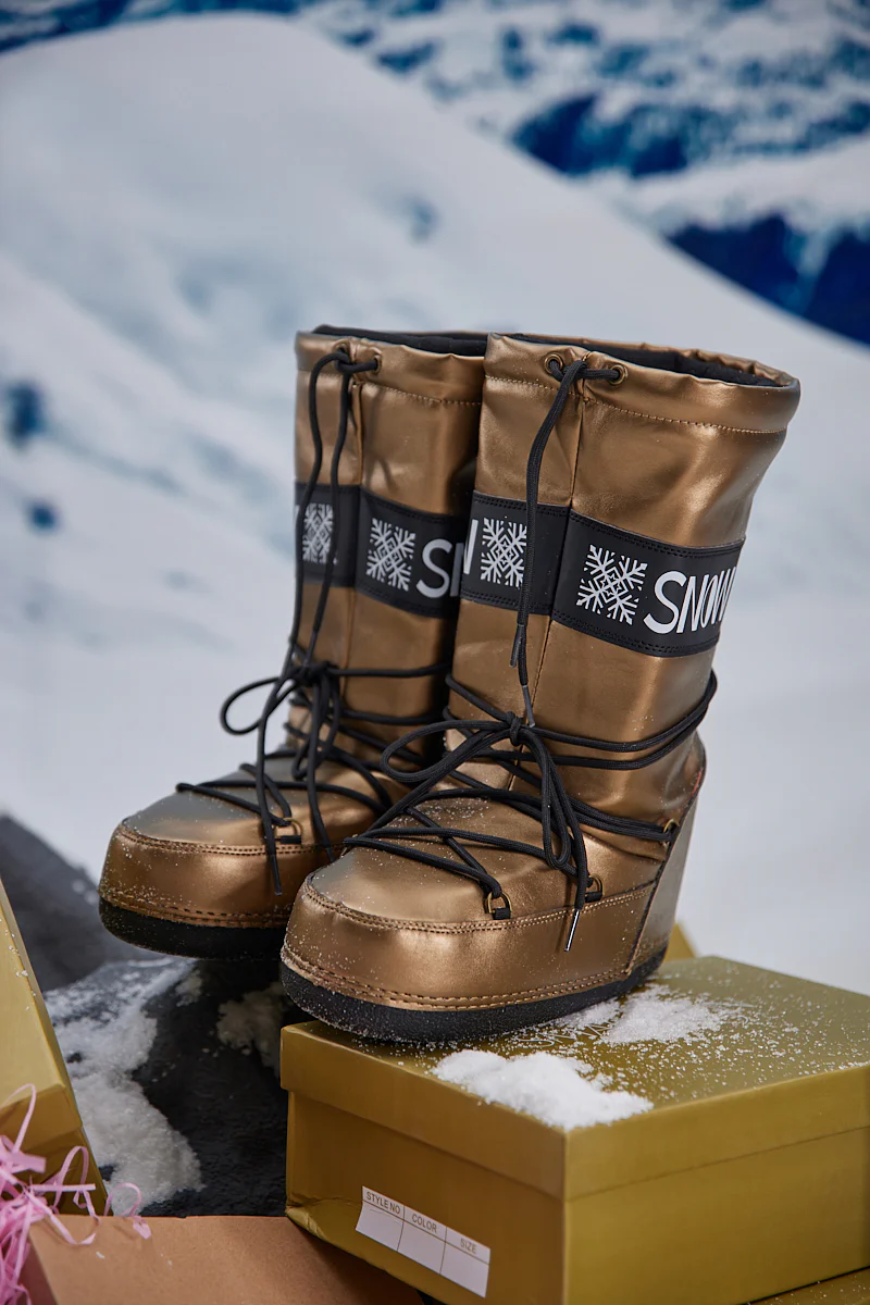 Frozen Princess | Armstrong Mooner Water-Repellent Snow Boot - Bronze - Image 8