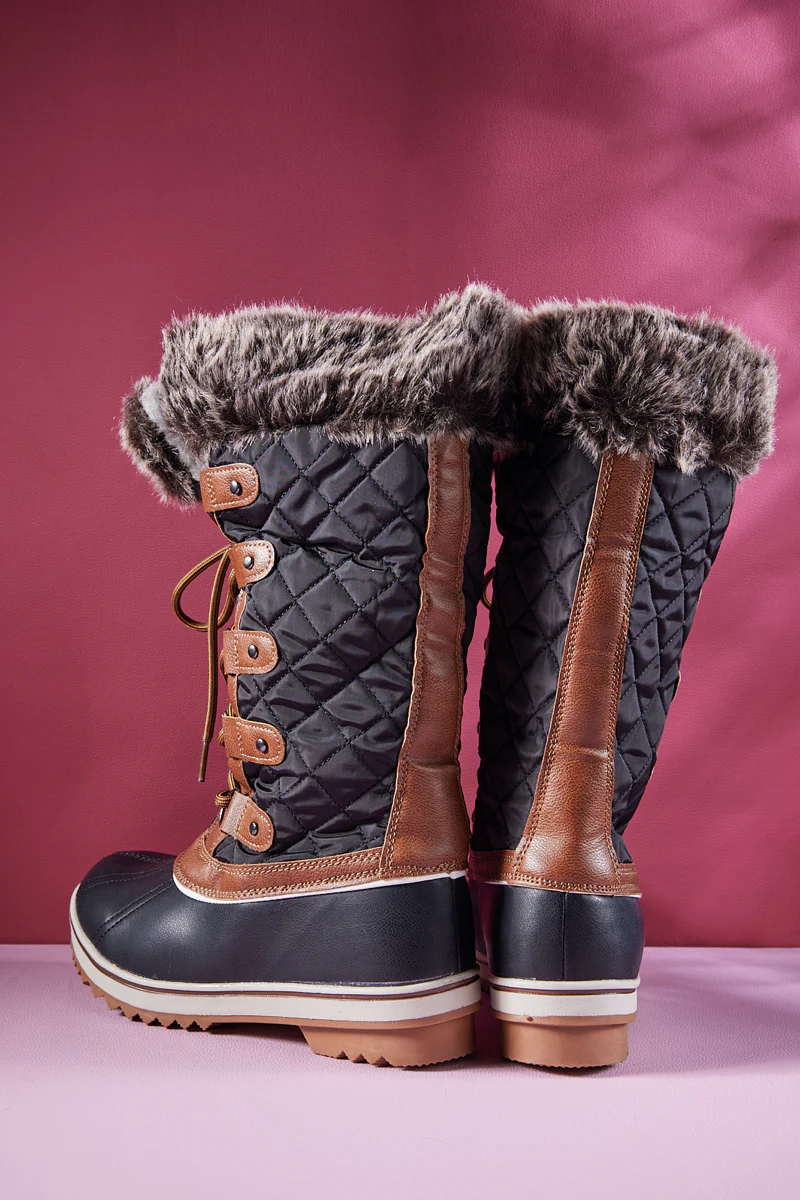 Frozen Princess | Hickory Isabella Water-Repellent Snow Boot - Brown - Image 10
