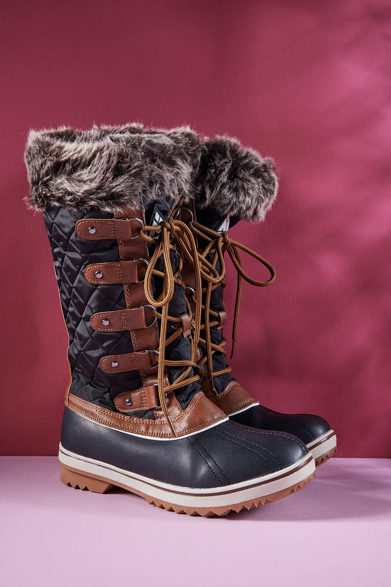 Frozen Princess | Hickory Isabella Water-Repellent Snow Boot - Brown - Image 7