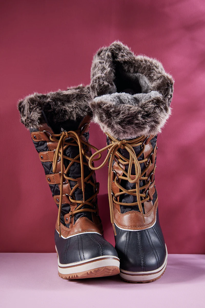 Frozen Princess | Hickory Isabella Water-Repellent Snow Boot - Brown - Image 8