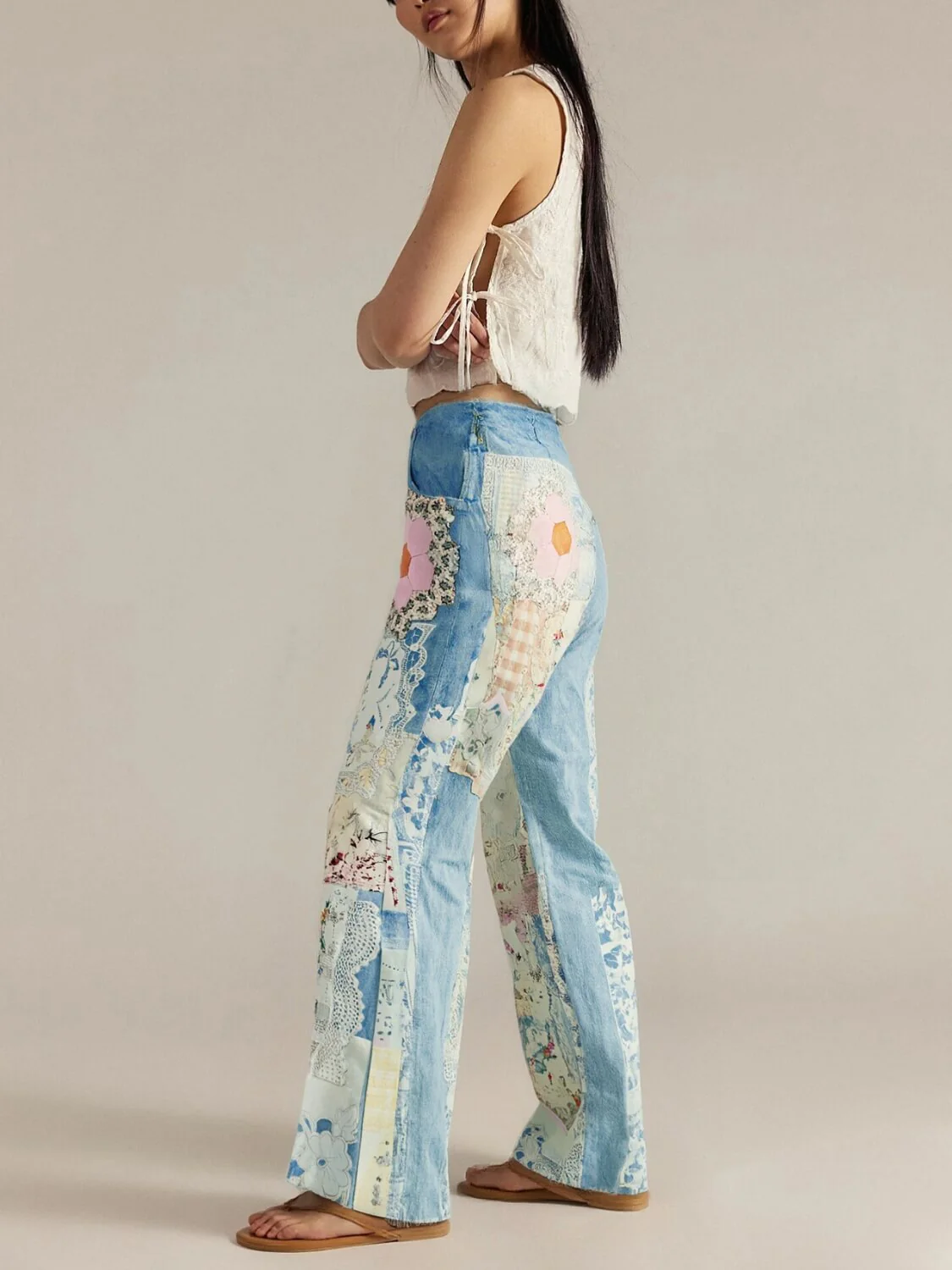 Garden of Eden High Rise Flare Jeans - Image 4