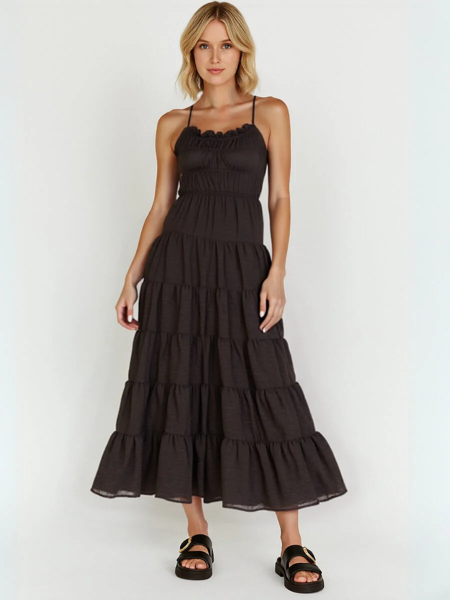 Good Timer Halter Maxi Dress - Image 5
