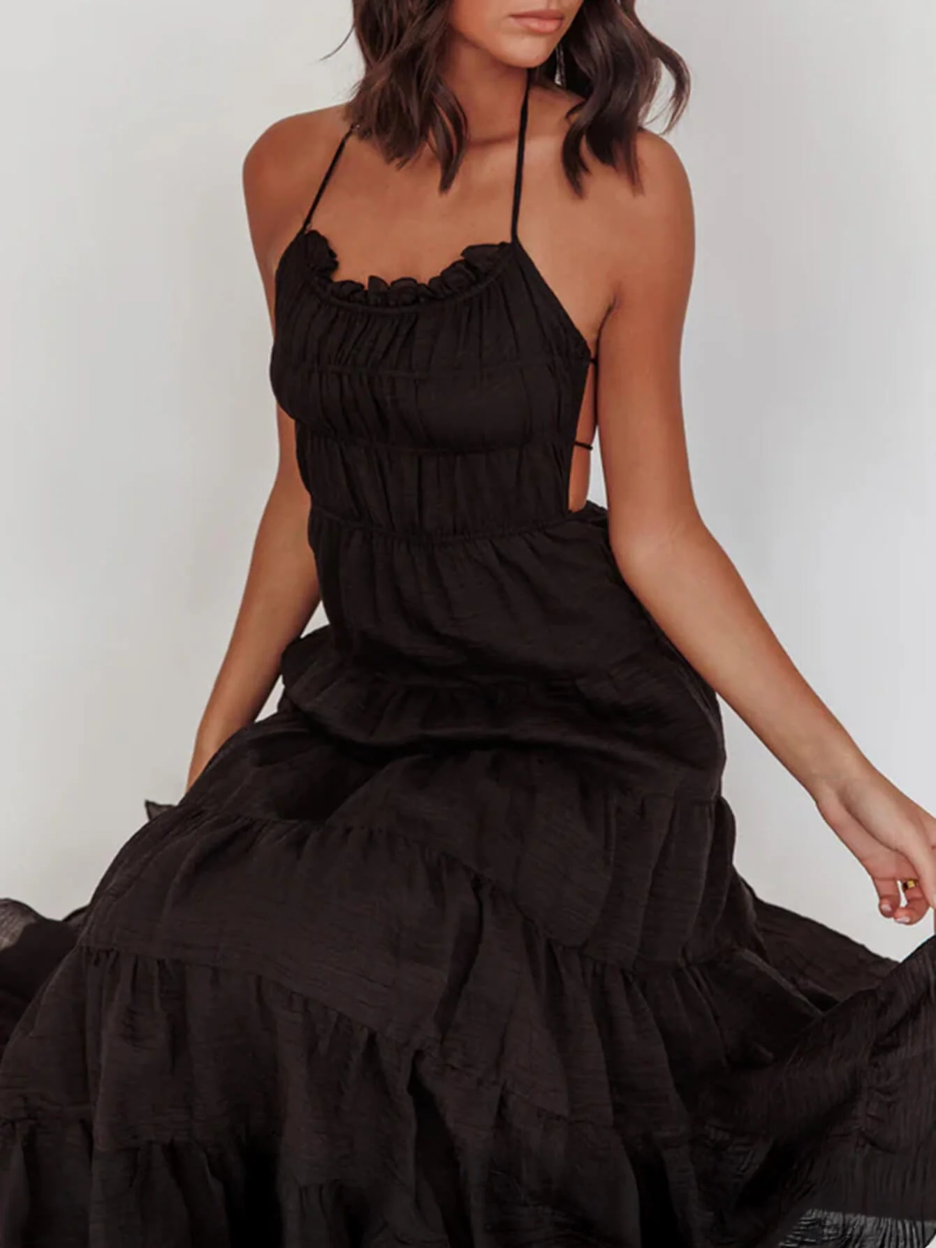 Good Timer Halter Maxi Dress - Image 6