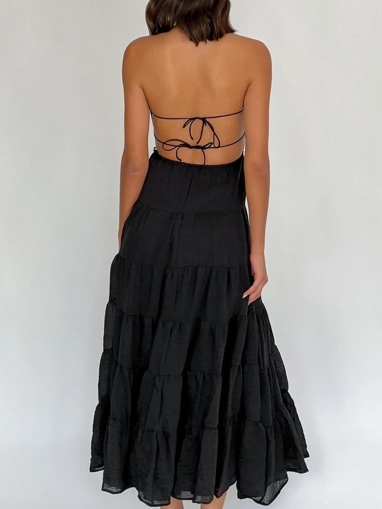 Good Timer Halter Maxi Dress - Image 8