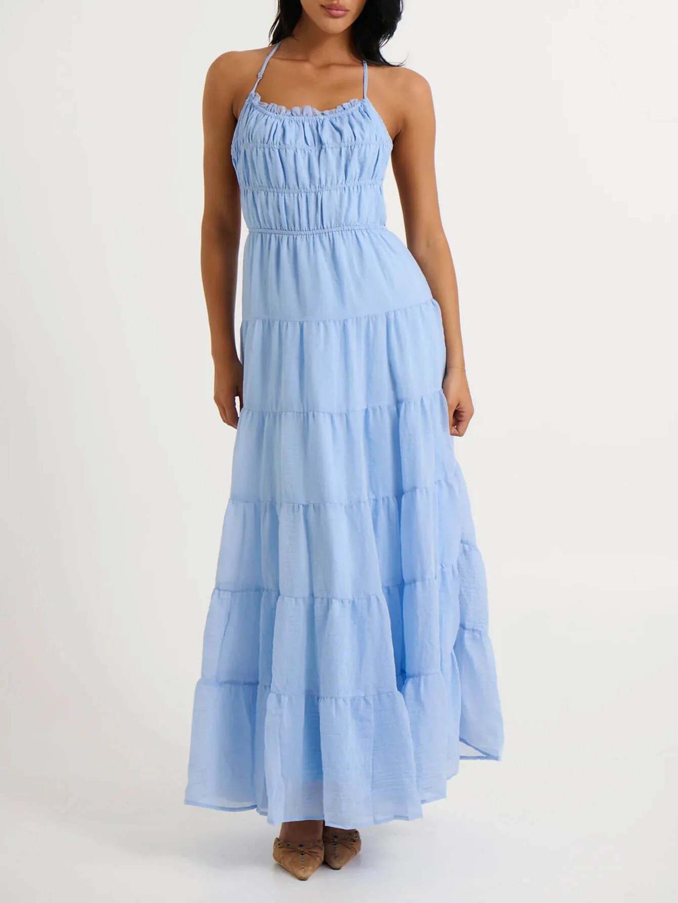 Good Timer Halter Maxi Dress - Image 9