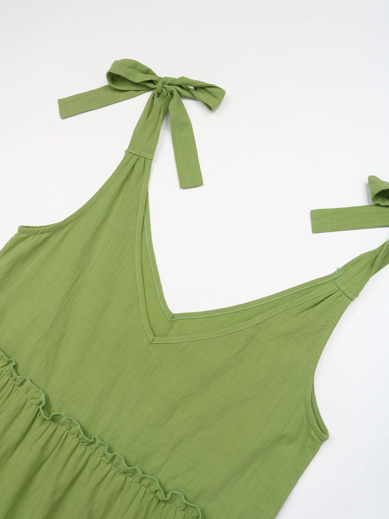 Hadley Tiered Linen Maxi Dress - Image 7
