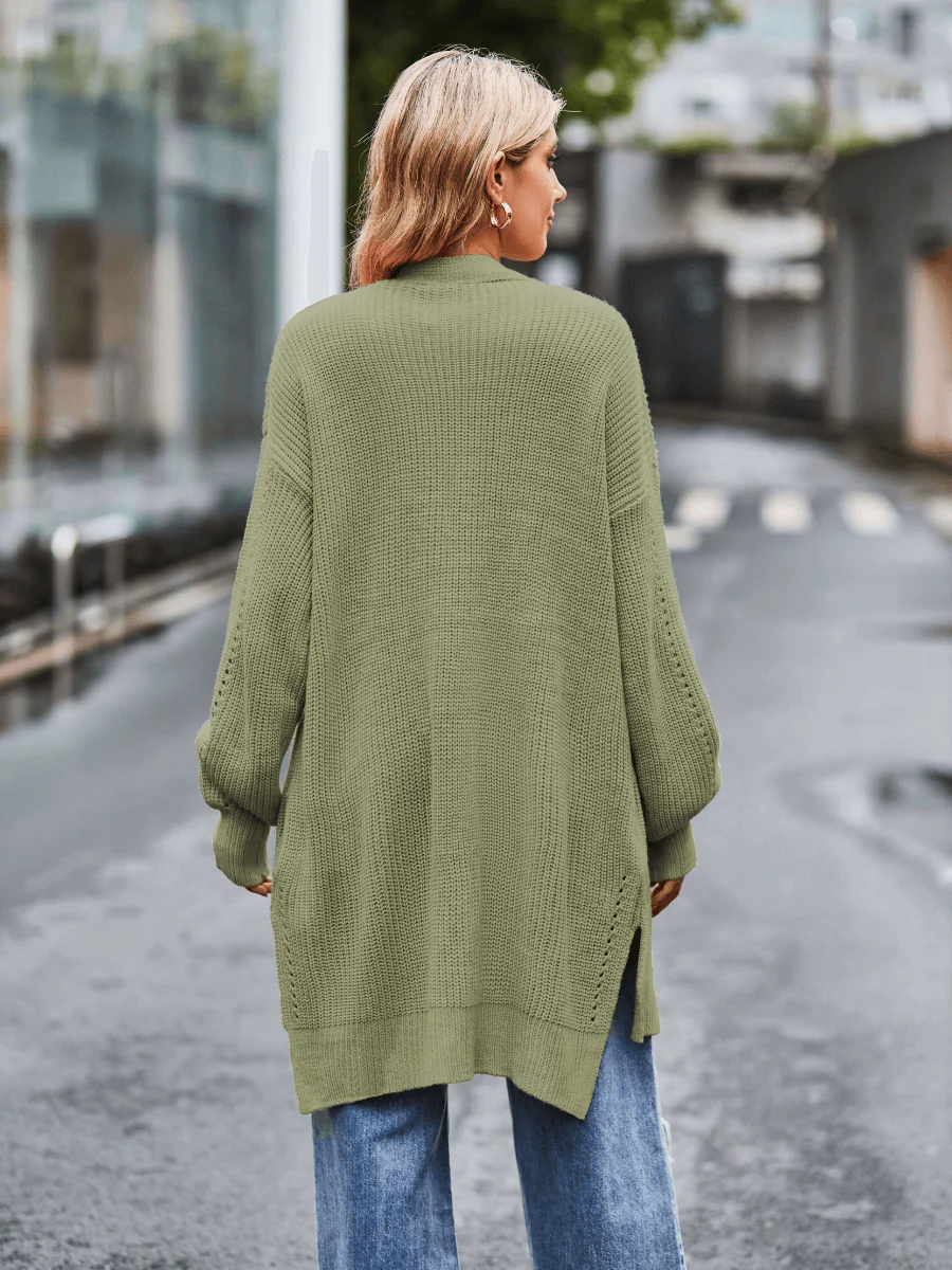 Hanson Oversized Knit Duster - Sage - Image 6