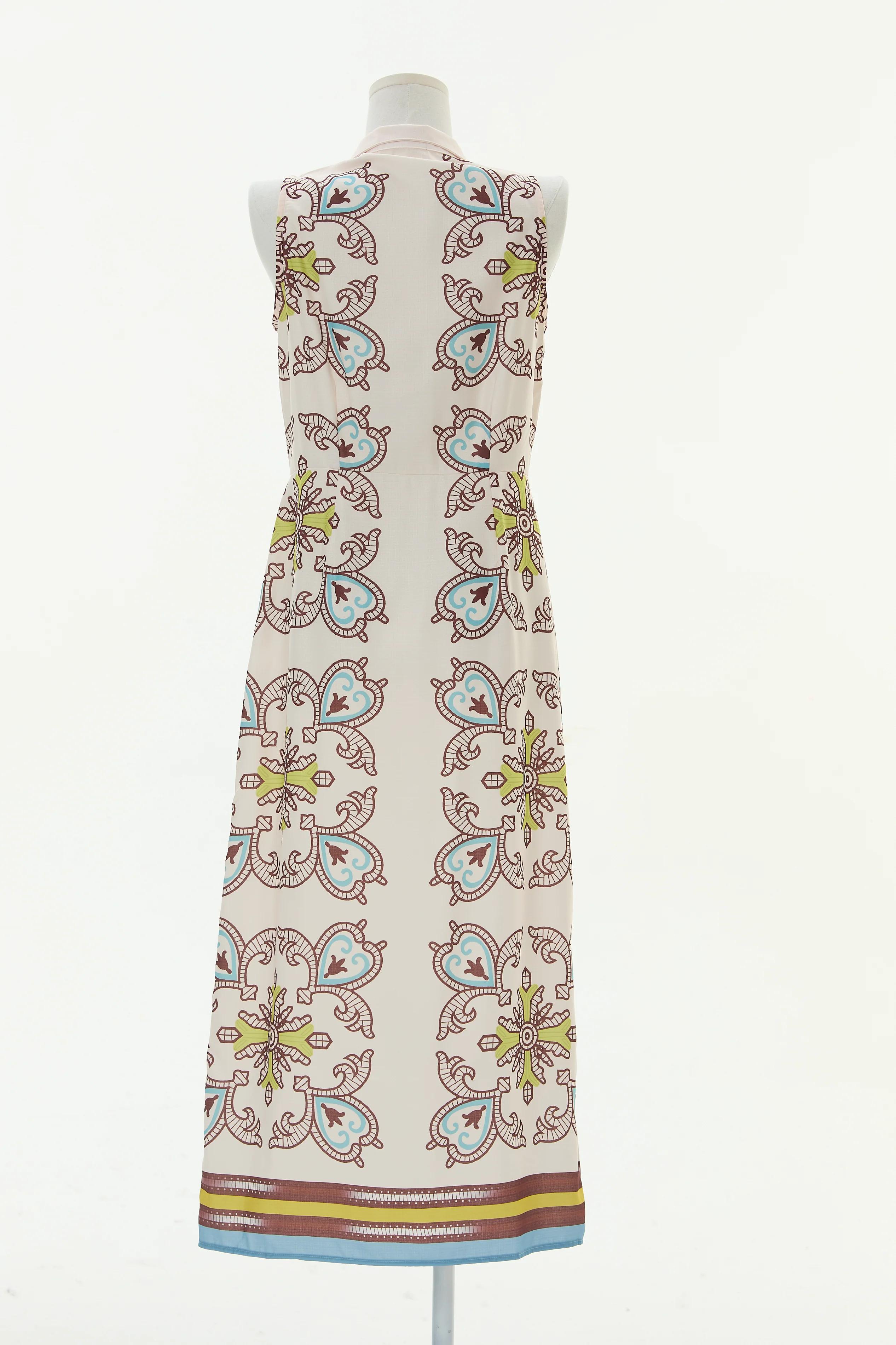 Harbor Cool Abstract Maxi Shirt Dress - Image 5