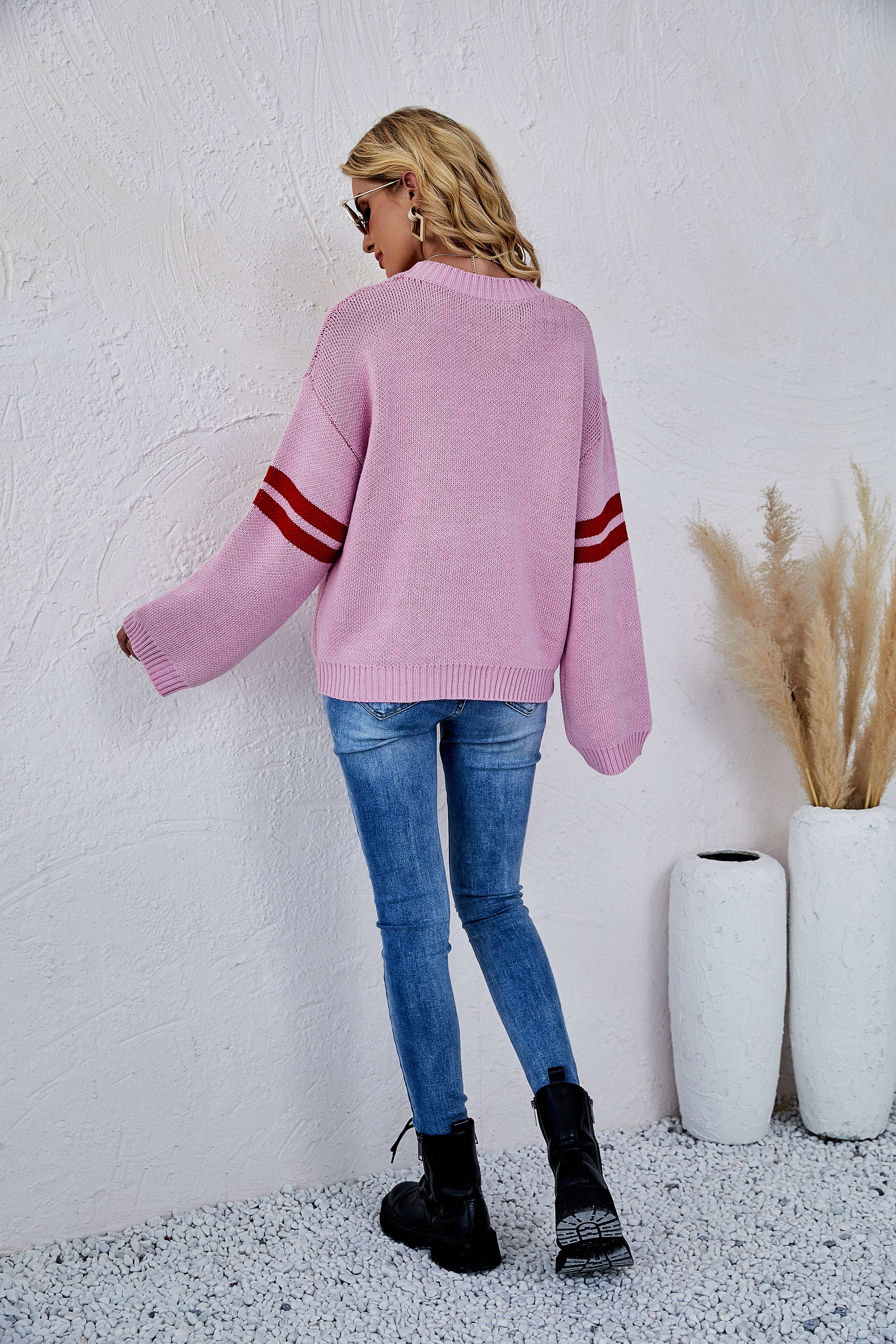 Heart To Heart Pullover Knit Sweater - Image 6