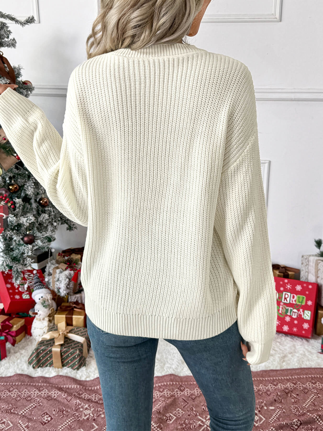 Imena Christmas Bow Sweater - Image 6