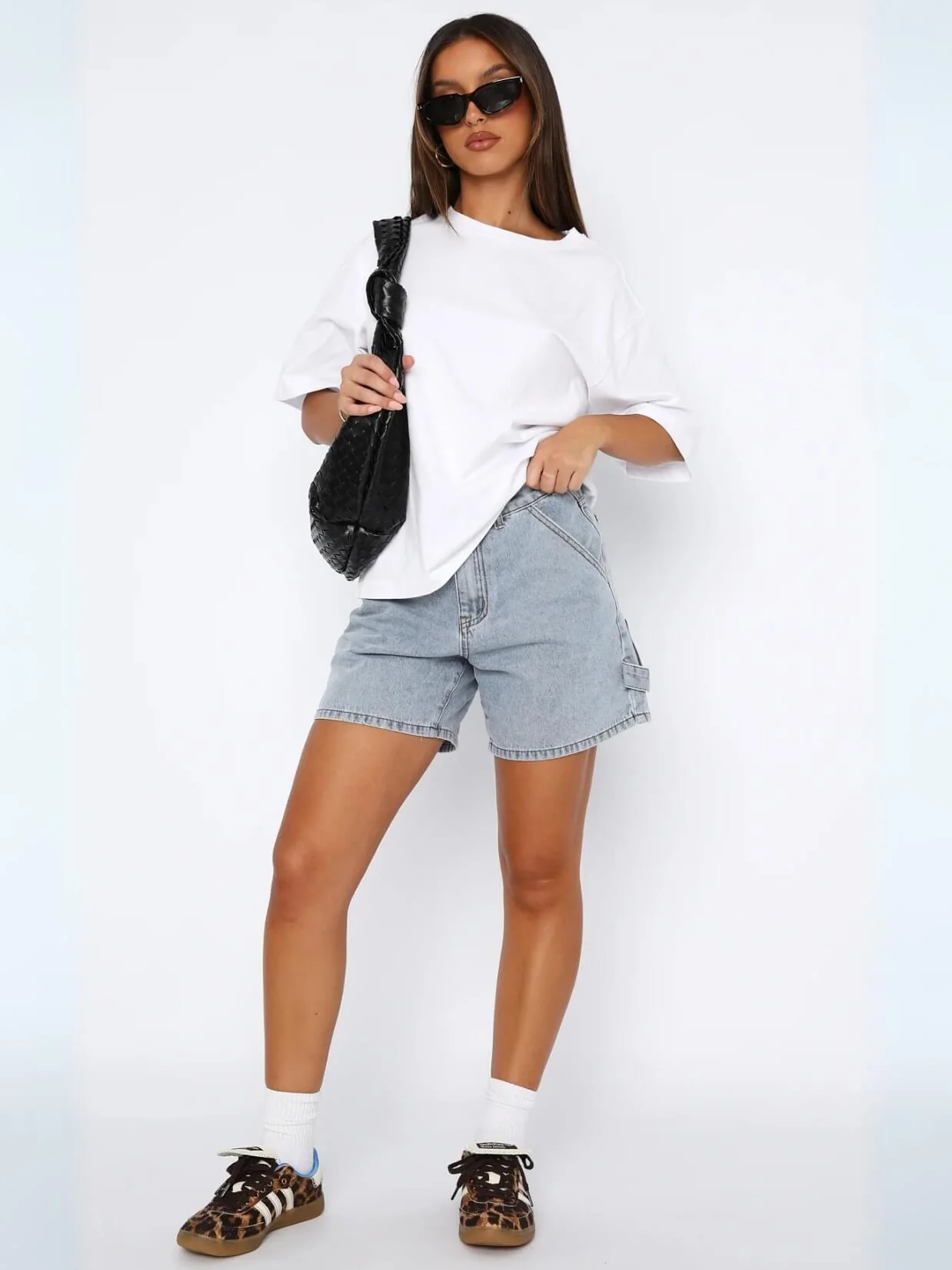 Indio Denim Dad Shorts - denim - Image 5