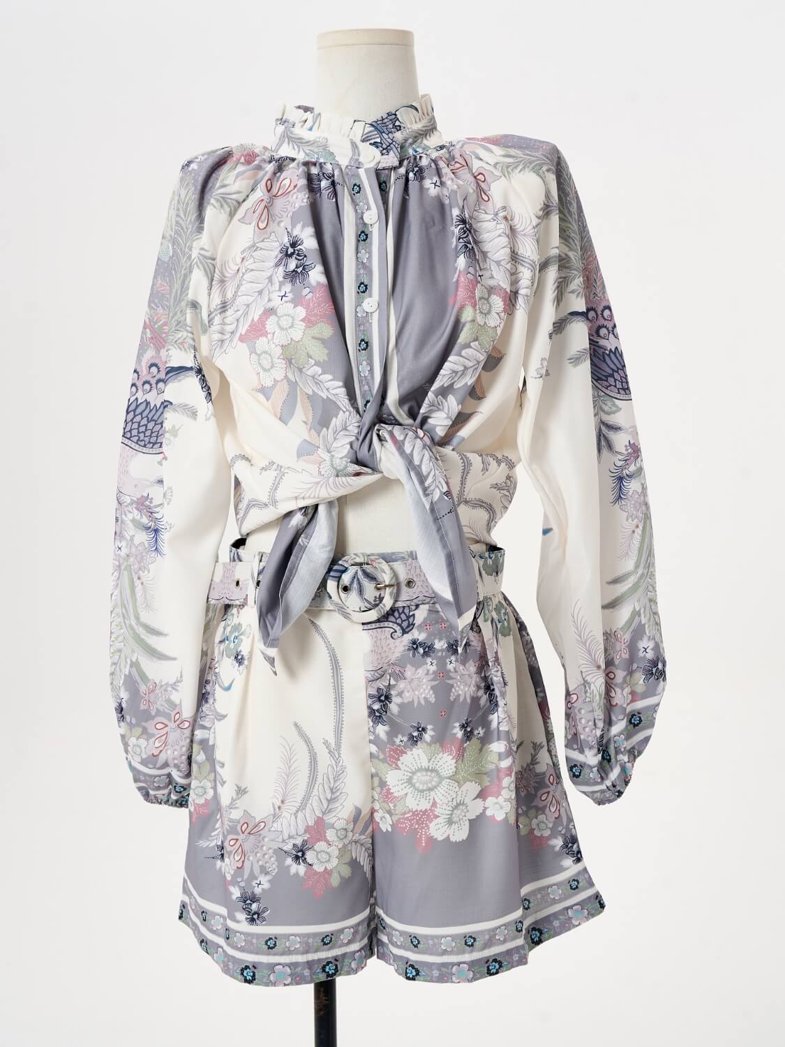 Island Current Floral Printed Linen Blend Matching Sets - Image 6