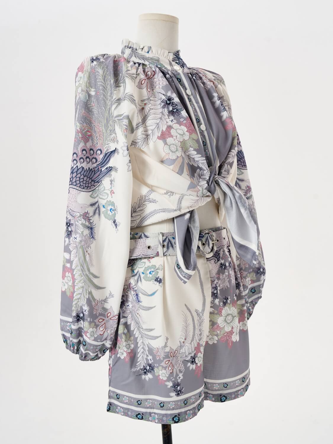 Island Current Floral Printed Linen Blend Matching Sets - Image 7