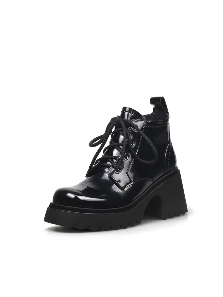 JADY ROSE | PAINT LEATHER LUG SOLE SNEAKER