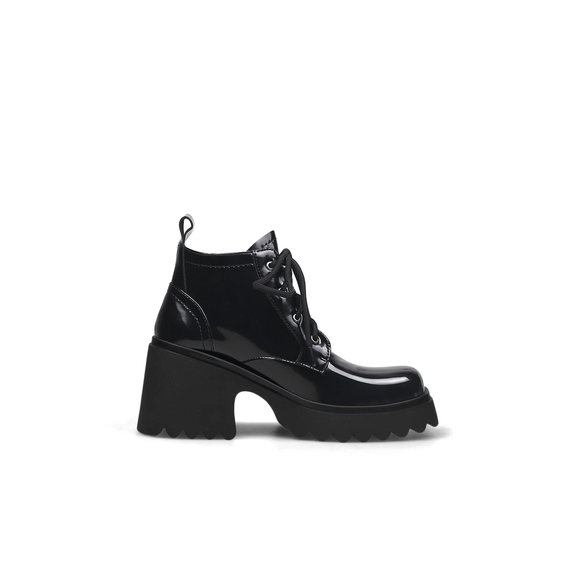 JADY ROSE | PAINT LEATHER LUG SOLE SNEAKER - Image 3