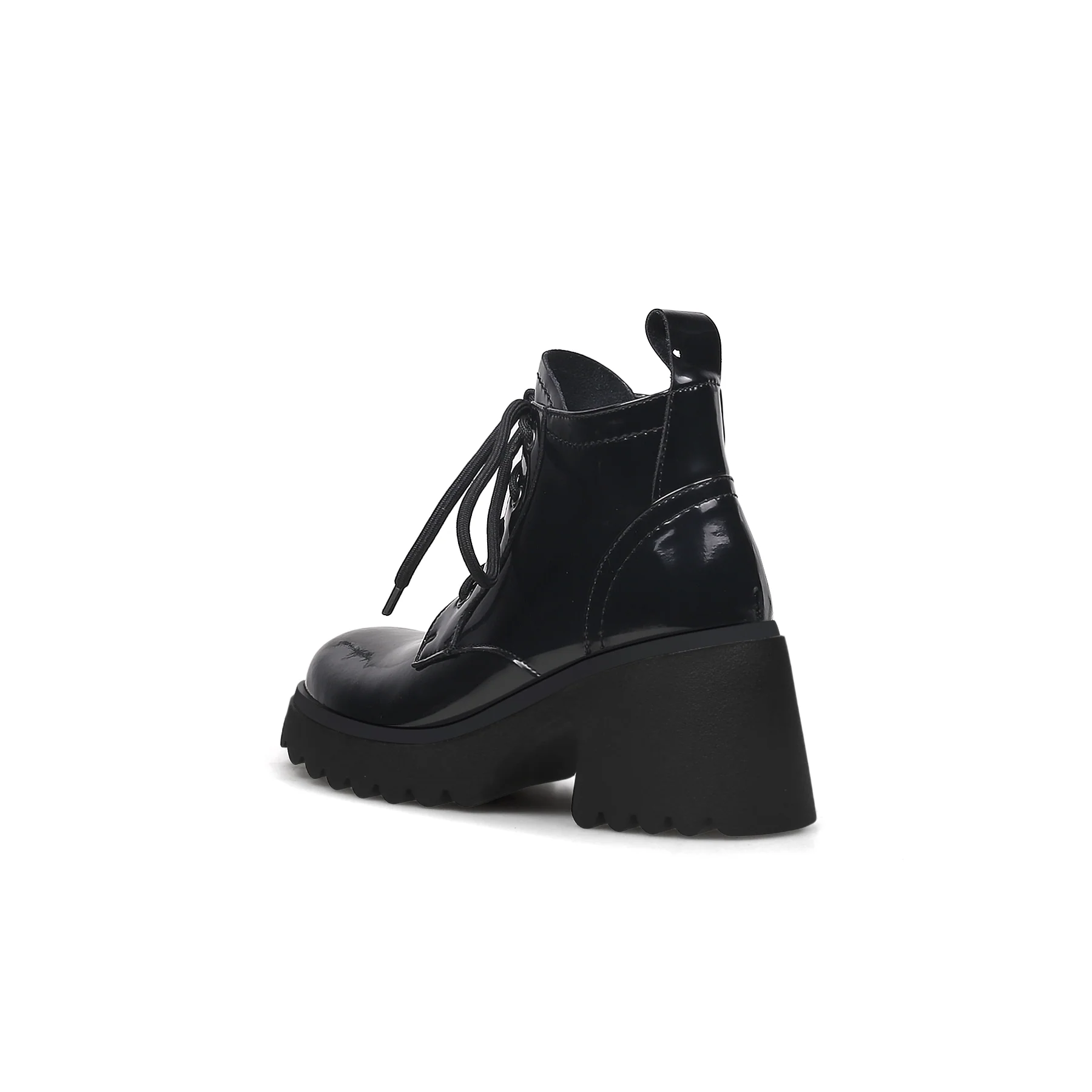 JADY ROSE | PAINT LEATHER LUG SOLE SNEAKER - Image 5