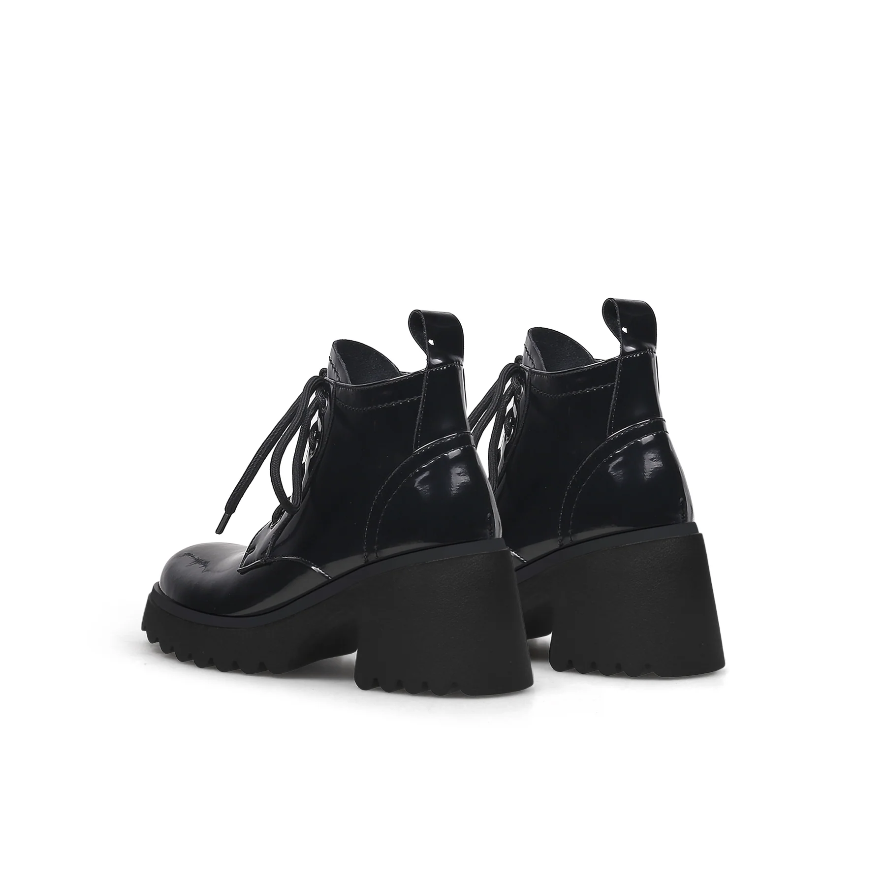 JADY ROSE | PAINT LEATHER LUG SOLE SNEAKER - Image 7