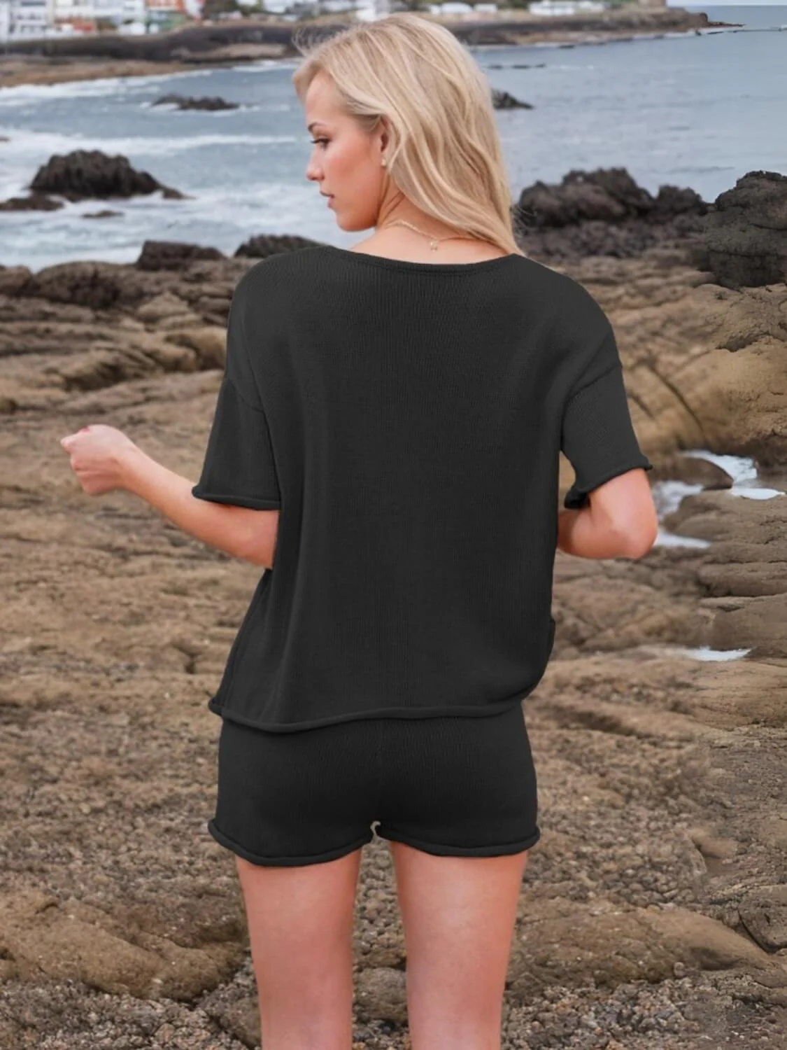 Laguna Relaxed Knit Matching Set - Image 10