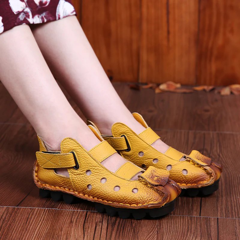 Rumour Has It | Leather Strappy Agape Cut Out Deco Sandals - Image 12