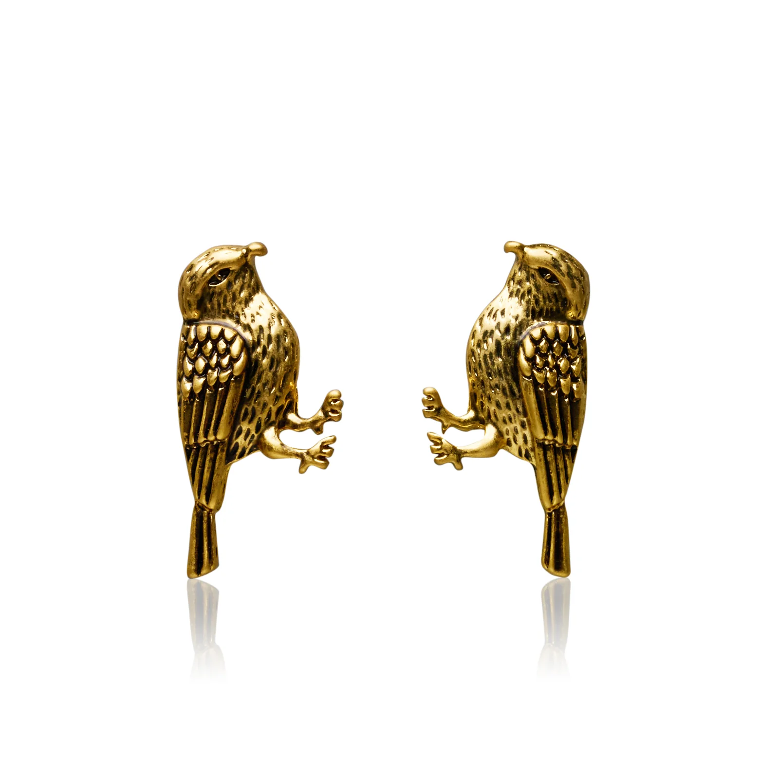 Leiothrix Gold Plated Stud Earrings - Image 8