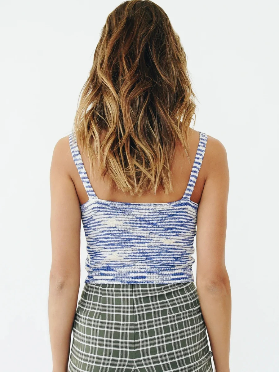 LEO KNIT TOP - BLUE PRINT - Image 5