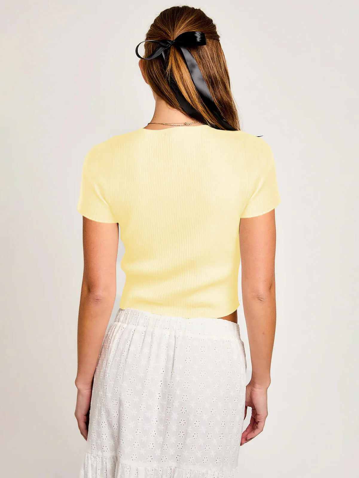 Lush Front Tie Crop Top - Image 20