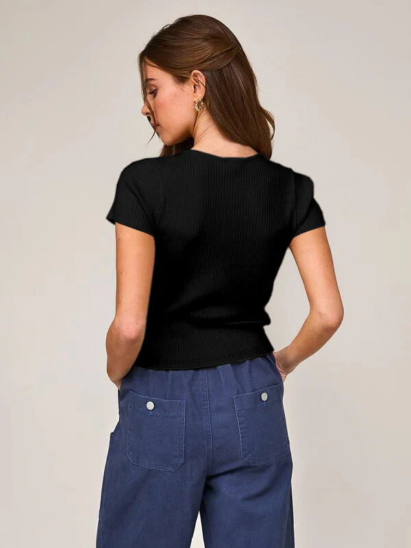 Lush Front Tie Crop Top - Image 3