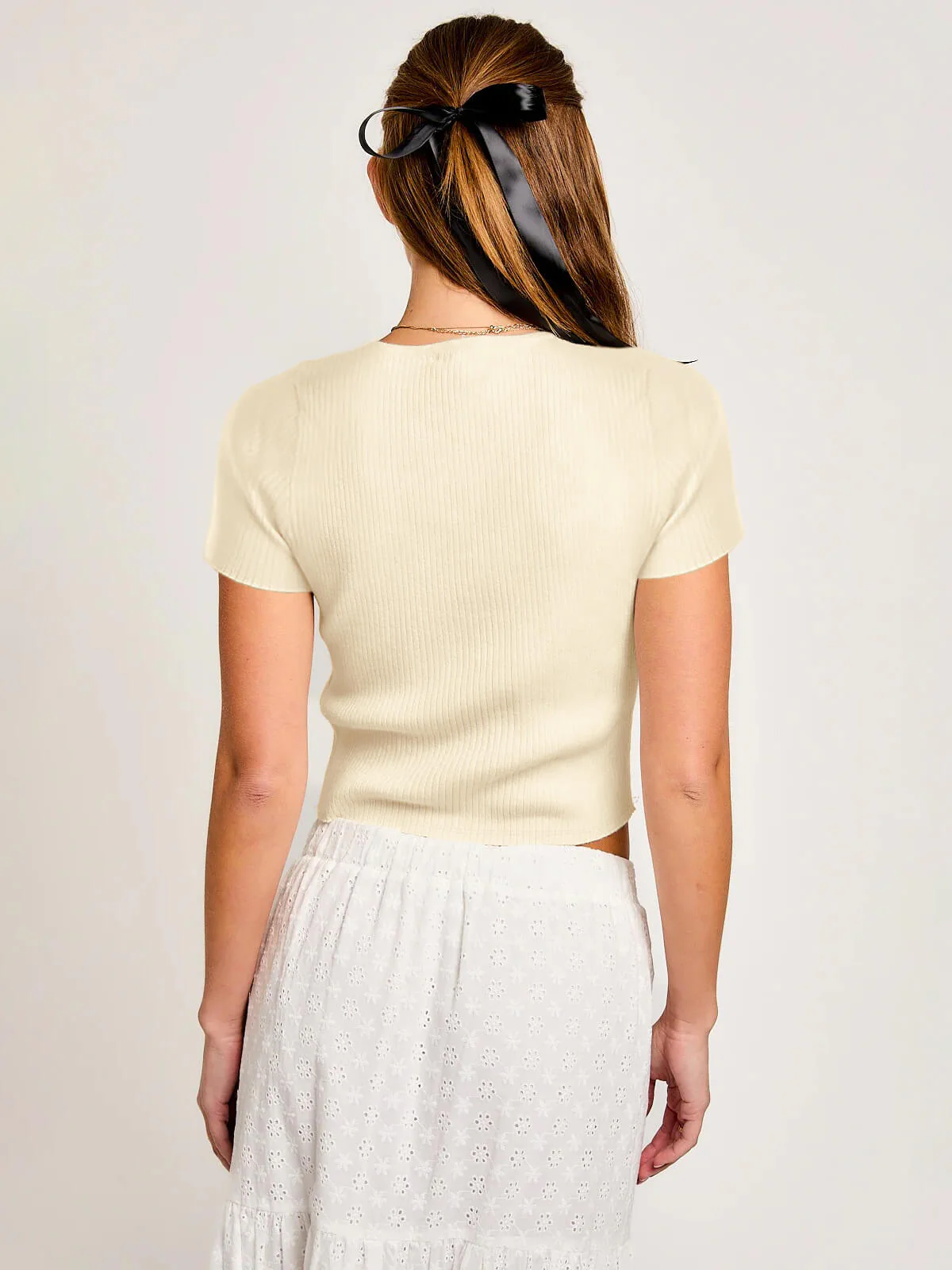Lush Front Tie Crop Top - Image 7