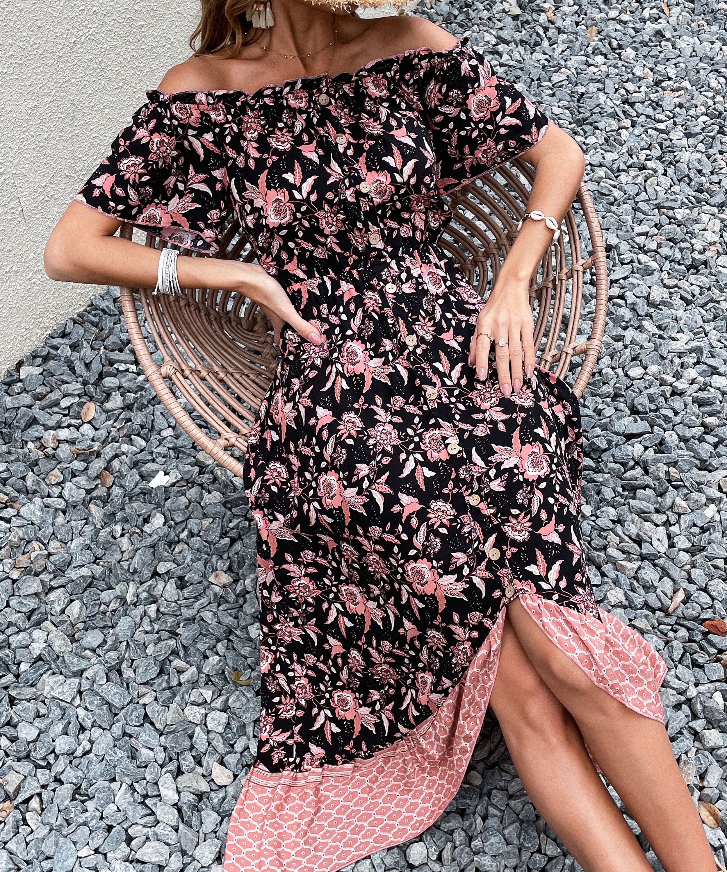 Lyrebird Floral Maxi Dress - Image 6