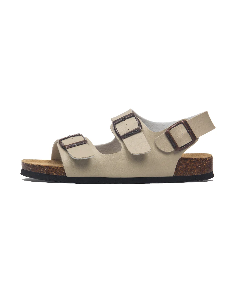 Maibulun - Beige Double-Strap Slingback Sandals - Image 2