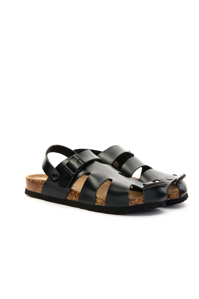 Maibulun | Bernadette Cut-Out Slingback Clog - Black - Image 9