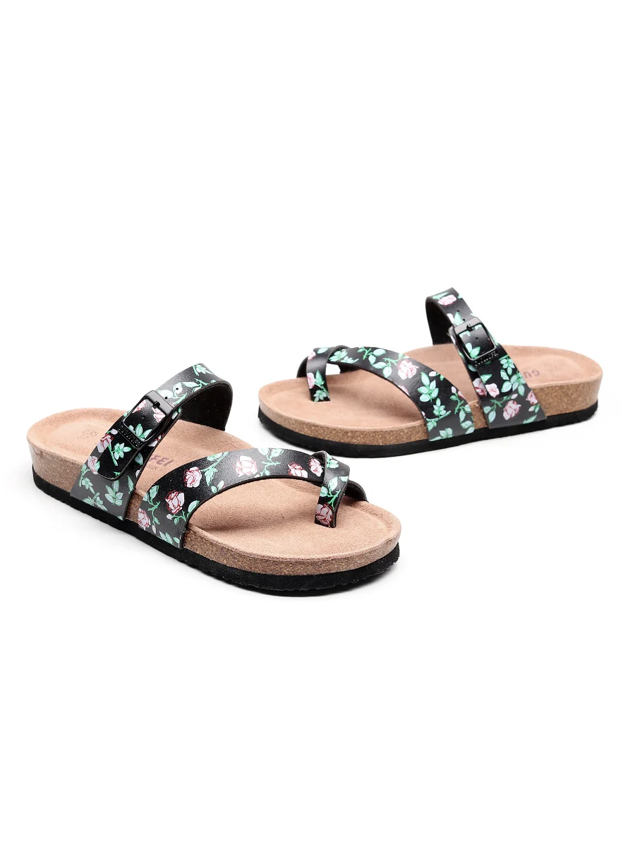 Maibulun | Buckle-Accent Toe Loop Footbed Sandal - Image 6