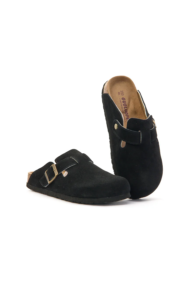 MAIBULUN | Cruise Anywhere Suede Clog - Black - Image 10