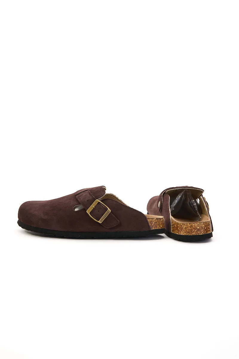 MAIBULUN | Cruise Anywhere Suede Clog - Chocolate - Image 10