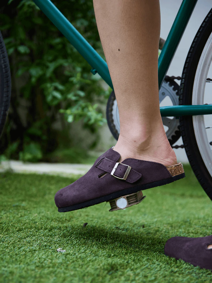 MAIBULUN | Cruise Anywhere Suede Clog - Chocolate - Image 6
