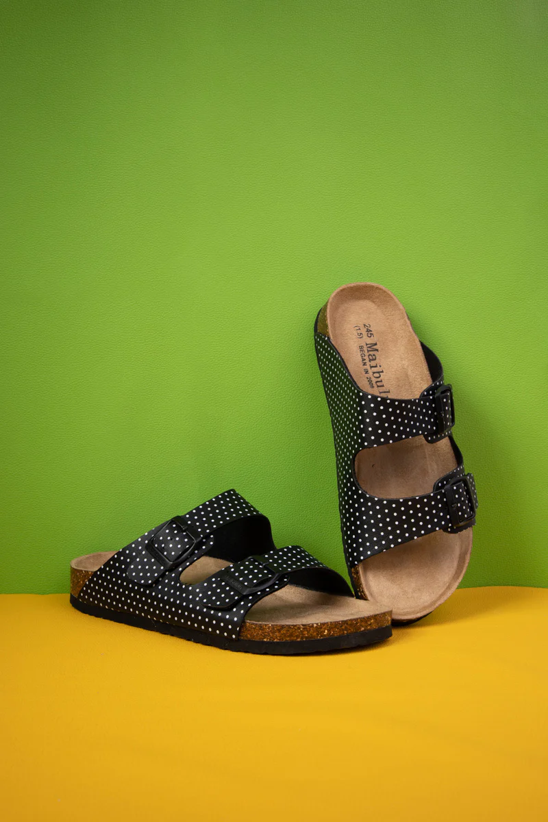 MAIBULUN | Cute You By Polka Dot Footbed Sandal - Image 8