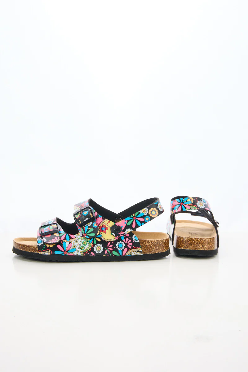 Maibulun | Double Strap Slingback Footbed Sandal - Multi - Image 10